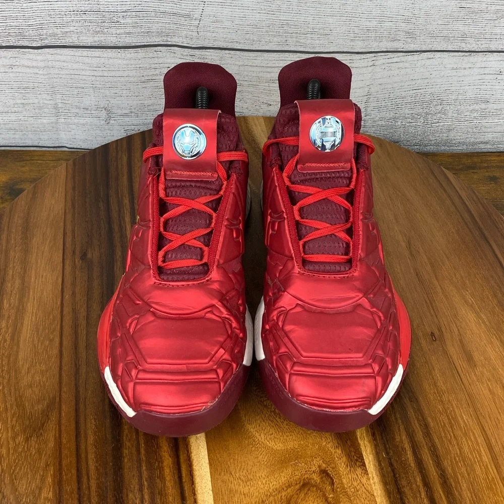 Adidas x Marvel Harden Volume 3 Iron Man Basketball Shoes EG2626 Youth Size 6